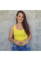 Regata Basica Feminina Revanche Temel AMARELO