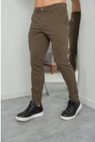 Calça Sarja Com Bolso Embutido Masculina Revanche Pernes VERDE