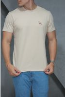 Camiseta Basica Masculino Revanche Foggio AREIA