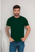 Camiseta Basica Masculino Revanche Foggia VERDE ESCURO