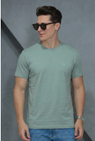Camiseta Basica Manga Curta Masculino Revanche Chuy VERDE MEDIO