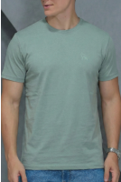 Camiseta Basica Manga Curta Masculino Revanche Chuy VERDE MEDIO