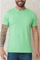 Camiseta Basica Manga Curta Masculino Revanche Foggiano VERDE PASTEL