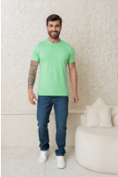 Camiseta Basica Manga Curta Masculino Revanche Foggiano VERDE PASTEL