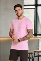 Camiseta Masculina Revanche Leandre ROSA CLARO