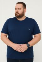 Camiseta Bordada Plus Size Masculina Revanche Medina AZUL MARINHO ULTRA