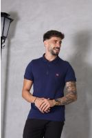 Camiseta Polo Com Zíper Masculino Revanche Friburgo AZUL MARINHO