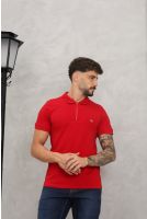 Camiseta Polo Com Zíper Masculino Revanche Friburgo BORDO