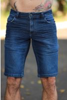 Bermuda Jeans Bordado Masculina Revanche Merine UNICA