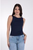 Blusa Regata Cavada Dupla Face Frente e Costas - BL.FEM.00242