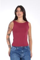 Blusa Regata Cavada Uso Frente e Costas Feminina Revanche Beatriz MARSALA