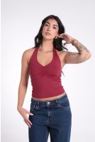 Blusa Frente Única Feminina Revanche Daiane MARSALA