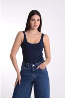 Body Maiô Cavado Feminino Decote Profundo Revanche-BL.FEM.00265 AZUL MARINHO
