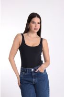 Body Maiô Cavado Feminino Decote Profundo Revanche-BL.FEM.00265 PRETO