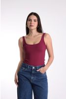  Body Maiô Cavado Feminino Decote Profundo Revanche-BL.FEM.00265 VINHO