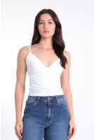 Blusa Feminina Alcinha Com Transpasse Revanche-BL.FEM.00288 BRANCO