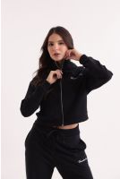 Blusa Moletinho Bordada Gola Alta Feminino Revanche Abissínia PRETO