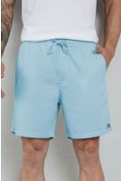 Bermuda De Linho Com Bolso Embutido Masculino Revanche Catacaos AZUL CLARO
