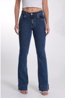 Calça Jeans Flare Barra Italiana Feminino Revanche Caledônia UNICA