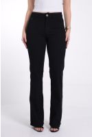 Calça Aveludada Flare Feminina Revanche Capri PRETO