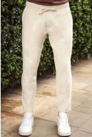 Calça Slim Bolso Faca Linen Blend Masculina Revanche Genk Azul