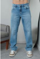 Calça Jeans Baggy Barra Normal Masculina Revanche Ferentino UNICA