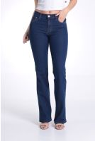 Calça Jeans Flare Barra Normal Feminino Revanche Fenícia UNICA