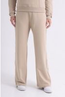 Calça Moletinho Com Detalhe Lateral Feminino Revanche Namíbia BEGE