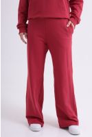 Calça Wide Leg Moletinho Com Elastico Feminino Revanche Africana VERMELHO CEREJA