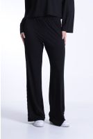 Calça Com Elástico e Renda Feminina Revanche Maroa PRETO