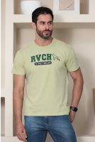 Camiseta Bordada Masculino Revanche Jaicós VERDE CLARO