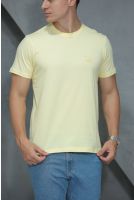 Camiseta Basica Manga Curta Masculino Revanche Foggiano AMARELO CLARO