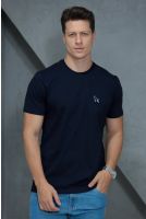 Camiseta Basica Masculino Revanche Foggia AZUL MARINHO ULTRA