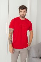 Camiseta Bordada Masculina Revanche Carballedo BORDO