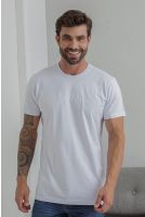 Camiseta Bordada Masculina Revanche Metelino BRANCO