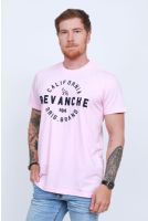 Camiseta Bordada Masculino Revanche Celeste ROSA BEBE