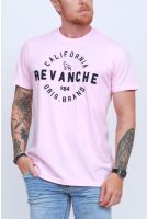 Camiseta Bordada Masculino Revanche Celeste ROSA BEBE