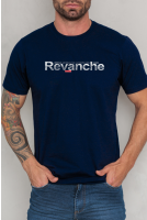 Camiseta Estampada Masculino Revanche Lameco AZUL MARINHO ULTRA