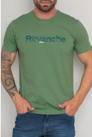Camiseta Estampada Masculino Revanche Lameco VERDE ASPEN
