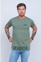 Camiseta Estampada Masculino Revanche Dumiat VERDE MEDIO