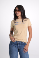 Camiseta Feminina Estampada Manga Curta Forever Sweet Revanche-CT.FEM.00091 AREIA