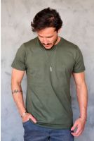 Camiseta Bordada Masculina Revanche Nequino VERDE MUSGO