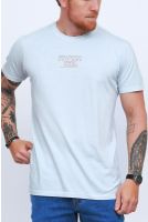 Camiseta Estampada Masculino Revanche Quele AZUL CLARO
