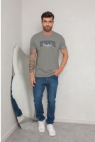 Camiseta Estampada Masculino Revanche Durostoro CINZA TAUPE