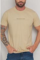 Camiseta Estampada Masculino Revanche Cenabo areia