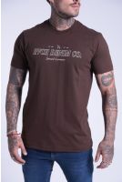 Camiseta Estampada Masculino Revanche Montenegro MARROM ESCURO