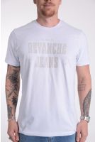 Camiseta Masculina Manga Curta Estampada Revanche-CT.MAS.00203 BRANCO