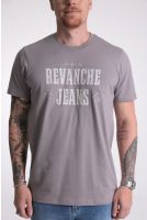 Camiseta Masculina Manga Curta Estampada Revanche-CT.MAS.00203 CINZA TAUPE