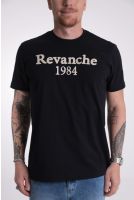 Camiseta Masculina Manga Curta Bordada Revanche 1984-CT.MAS.00211 PRETO