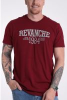 Camiseta Masculina Manga Curta Bordada High Quality-CT.MAS.00212 VINHO BORGONHA